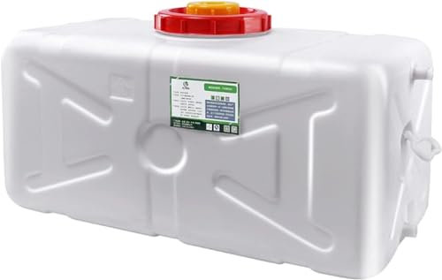 Generico Bianco 30L/75L Acqua Multifunzionale da Viaggio all'aperto, Stoccaggio dell'Acqua per Uso Domestico Stoccaggio dell'Acqua Rettangolare Addensato in plastica di Grande capacità (30L