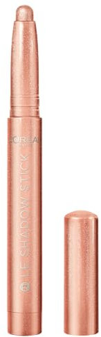 L'Oréal Paris Ombretto Stick, Colore Intenso Tutto il Giorno, Facile da Sfumare, Consistenza Cremosa, Le Shadow, Colori Versatili per Diversi Look, Tonalità: 115 Twinkl Rose, 1,4 gr