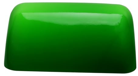 Glass Lamp Shade Green Vintage Replacement for Table Lamp