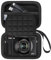 Lacdo Étui de Transport Caméra pour Canon PowerShot G7 X Mark III/PowerShot G7 X Mark II 4K Vlogging Camera, Sac Photo de Vlogging Point Shoot, Convient à Un Câble USB, à des Piles, Noir+Noir