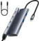 USB C Video Hub 8-in-1 – Dockingstation mit Triple Monitor (1× HDMI + 2× DP Alt, 4K@30/60Hz), Thunderbolt Splitter, 6× 10Gbps Ports, SD 4.0, USB-C PD, inkl. Videokabel – für Laptop & Monitor