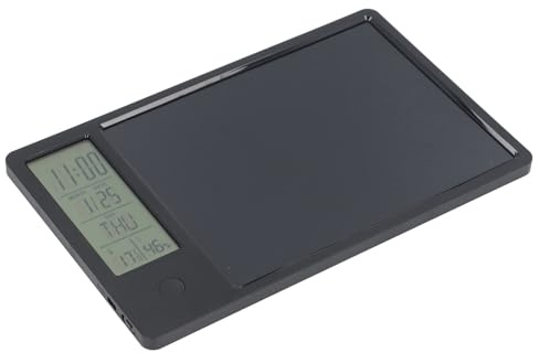 Tragbare Elektronische Elektronische Kalender Geschriebene Karte mit Einem Notizbuch mit Papierauto -Papier -Papier -Energie LCD -LCD für den Bürogebrauch (Black)