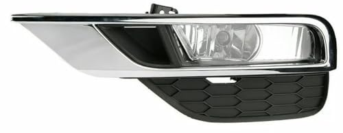 ComfyHarbor Feu de brouillard avant gauche avec grille pour Honda CR-V 2015-2018, remplacement en métal argenté, anti-corrosion et résistant à l'usure
