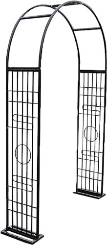 HGOuhK Arcos de Jardín Nuevo Enrejado de Escalada de Rejilla China, Arco de jardín, Flor de Luna de jardín, Soporte de Planta Verde, decoración al Aire Libre Arco de Gazebo(220x40x230cm)