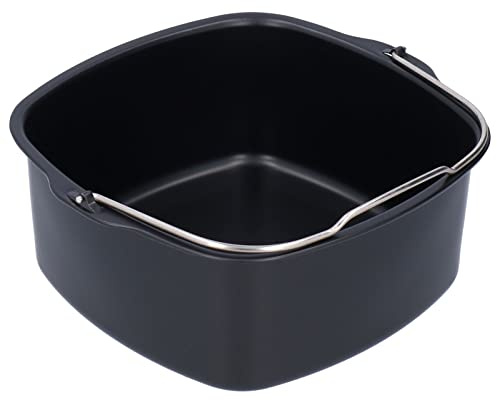 Xiuganpo Moule à Gâteau, Casserole à Gâteau carré de Fer Résistant à la Chaleur Multifonctionnelle pour la Cuisson pour la Cuisine pour le Restaurant (18cm)