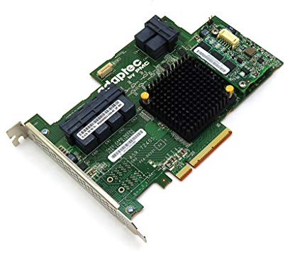 Adaptec 2274900-R 72405 24-Ports SAS/SATA RAID Controller - PCI Express 3.0 x8 - Plug-in Card - RAID Supported - 0, 1, 1E, 5, 6, 10, 50, 60 RAID Level - 6 Total SAS Port(s) - 6 SAS Port(s) Internal