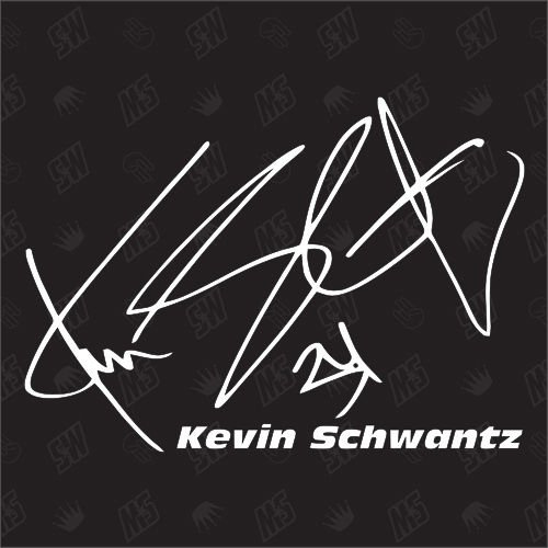 Kevin Schwantz signierte Moto GP-Sticker