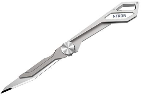 Nitecore NTK05 Ultra Tiny Titanium Keychain Knife, Schwarz
