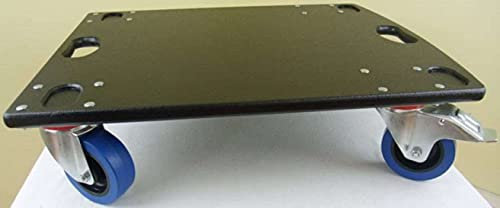 ADAM Hall Schwerlast Rollbrett 720 kg Tragkraft, 18 mm Multiplex, 100 mm Rollen (mit/ohne Bremse), Transportroller Möbelhund Möbelroller (GR-2 = 63 x 48 x 15 cm, 100 mm LENK/BREMS)