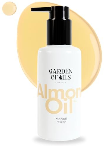 Bio Mandelöl - Garden of Oils - Made in Germany - Kaltgepresstes pures Öl aus Mandeln (100ml)