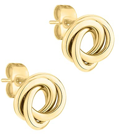 LIEBESKIND BERLIN Damen Ohrringe – Knoten Ohrstecker & Creolen aus Edelstahl - modern und wunderbar alltagstauglich - Ohrschmuck erhältlich in verschiedenen Farben