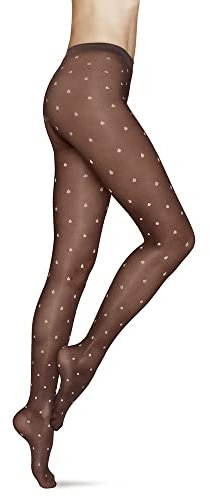 SOLIDEA Damen-Strumpfhose Rosella 70 Denari abgestufte Kompression 12/15 mmHg, Schwarz , 44