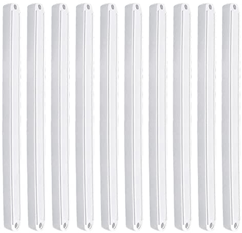 Schubladenauszüge Kunststoff, Kunststoff Schubkasten Führungsleisten, Schrank Führung Schienen Schlitten, Für Möbelschublade (Weiß, 235mm)