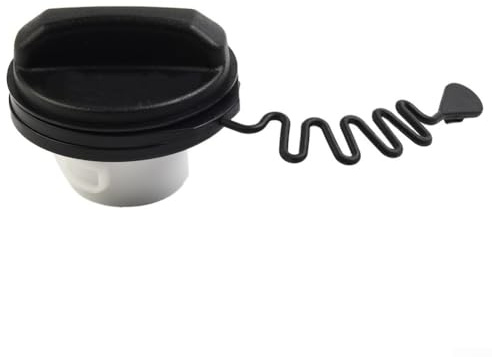 Tapa depósito de combustible para Volvo, Tapón plastico para deposito de combustible, Tapa de tapa de combustible S40/C30/V50/C70 para Volvo (2004+), reemplazo directo fiable, Negro