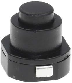 100 Uds 1010X interruptor de linterna Circular pequeño interruptor de botón de fuente de alimentación KAN-10A interruptor de botón de bloqueo automático