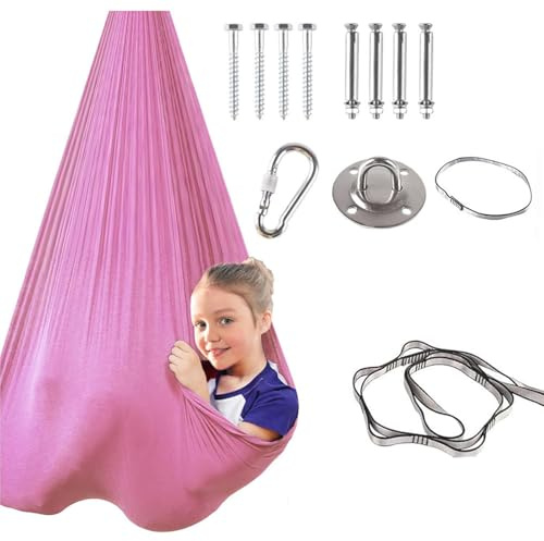 Aerial Yoga swing Air Fliegen- Swing 200 Kg Max -Aerial Yogatuch Geeignet, um lebendiger und fröhlicher zu machen (280 * 150CM) Tragfähigkeit Mit Beschläge,A