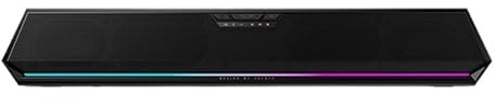 WAFOHSR Soundbar Da Scrivania, Altoparlante For Computer, Suono Surround 7.1, Connessioni Bluetooth, Illuminazione RGB Con Microfono Connettività Versatile(Black)