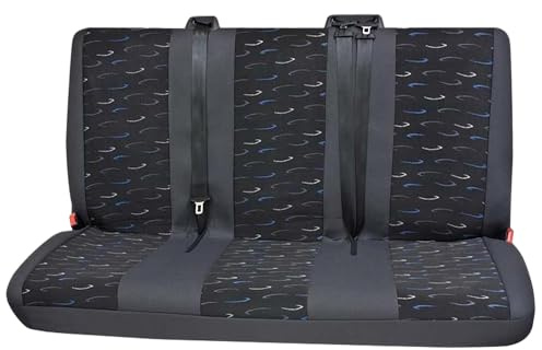 PETEX Auto Transporter Sitzbezüge für 3er Bank hinten 1-teilig - Profi 2 in blau