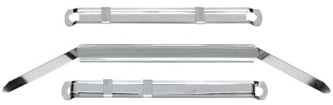 Lebez 50pcs Metall Druckklammern 1,2x8 cm