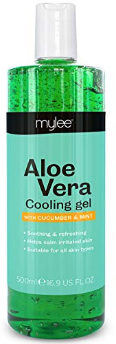 Mylee Pure Aloe Vera beruhigendes Gel Nachsorge Wachsen Haarentfernung Enthaarung Wachs Hautbehandlung After-Sun 500ml…
