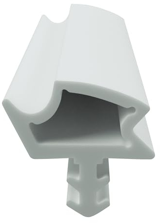 DIWARO® Zimmertür-Dichtung ZT058 | weiß, beige, grau und schwarz | 5 lfm für Zimmertüren und Innentüren. Zum Schallschutz und abdichten der Tür. Bestehend aus TPE (Thermoplastischen Elastomer)