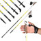 Nordic Walking Stöcke Premium White - hochwertige Qualität - Superleicht - auswählbar mit Tragetasche - Walking Sticks (Nordic Walking Stöcke)