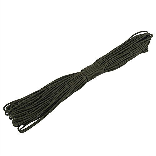 Fallschirmschnur, Multifunktions Paracord 2mm armygr¨¹n f¨¹r Outdoor, Camping, Binden, Handwerk (31M)