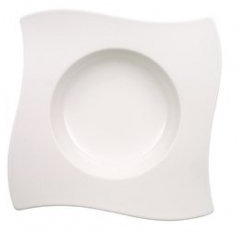 Villeroy & Boch Suppenteller 26 x 26 cm eckig NEW WAVE 4 (4 Stück)