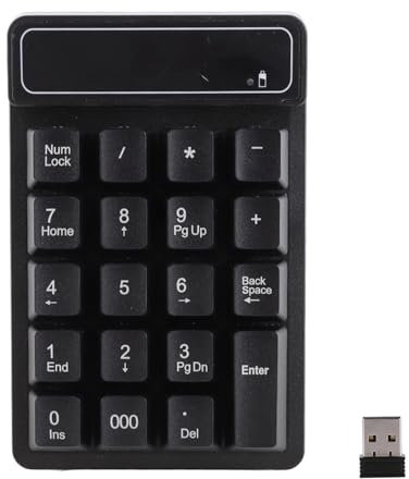Clavier sans fil Portable 18 boutons pavé numérique Mini clavier commercial clavier pour ordinateur portable de bureau pour bureau