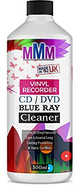 PROFESSIONAL VINYL RECORD CLEANER CD DVD CLEANING FLUID SPRAY Fast Delivery (500ML CAP)