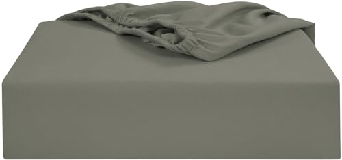 Soroor Bedding & Linen, Microfiber King Size Fitted Sheets, Grey Deep Pocket 12 inch Bed Sheets, Super Soft Fabric & Elastic Hem Fitted Sheet | 150 x 200 x 30 cm King Size Bed Sheet