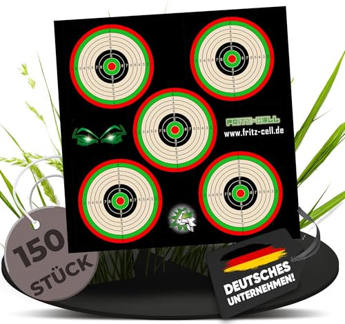 150 Zielscheibe 5er Spiegel XXL 26x26 Luftgewehr Luftpistole Schießstand Airgun