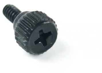 100 Stück 6#-32 * 6 Gewindezähne Computer-PC-Gehäuse Lüfter Werkzeuglose Einstellschraube Rändelschrauben Rändelschraube M3.5 (Color : Black 100pcs)
