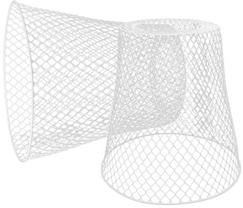 Kisangel 2stücke Pflanzenschutzkäfig Aus Netzgewebe Wiederverwendbar Robuste Blumentopfabdeckung Eisen Pflanzenschutz Draht Netzabdeckung Für Gartenpflanzen Blumentopf Zubehör