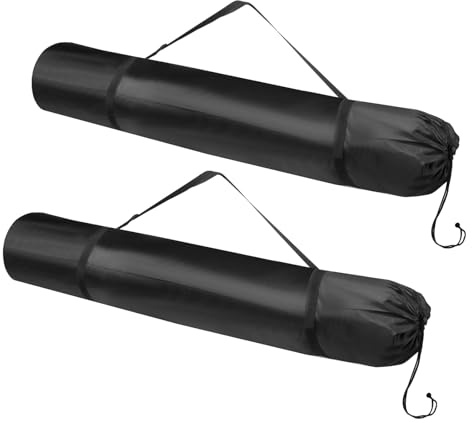 PATIKIL 46 Inch Camp Chair Replacement Bag, 2 Pack 210D Oxford Folding Chair With Shoulder Strap Storage for Outdoor Camping Travel, Black