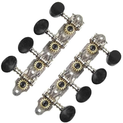 OUSIKA 4L4R Mandolinen-Stimmwirbel, Maschinenkopf, Saiten-Stimmwirbel, Instrumentenzubehör, Saiten-Stimmwirbel-Set Stimmgeräte