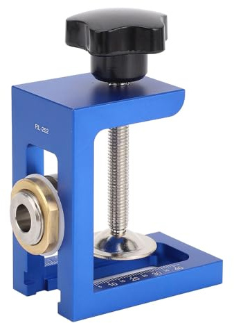 Kit de Plantilla para Orificios de Bolsillo, Guía de Perforación, Localizador de Perforadoras de Modelo Profesional para Carpintería, Broca, Perforadora de Madera para Laminado