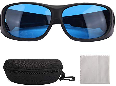 GYZOUKA Safety Glasses Goggles Protective Eyewear for Operator LED Grow Light,UV Blocking,Anti Fog,With Precision Reinforcement