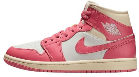 NIKE Scarpe Wmns Air Jordan 1 Mid Taglia 38 Codice BQ6472-109 Rosa