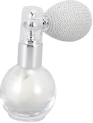 Happyyami Highlighter Pudersprüher Perlweiß Leichter Loser Puder Spray Für Gesicht Körper Haare Ölfreie Mineralformel Einhandbedienung Für Hauttypen