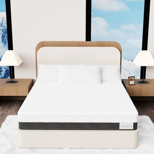 Minnesmadrass 160 x 200 cm H3, minnesmadrass med 7 zoner, 26 cm höjd, kall skummadrass H2/H3 hårdhetsgrad, premiummadrass för stor dubbelsäng och familjesovrum (160 x 200 x 26 cm)
