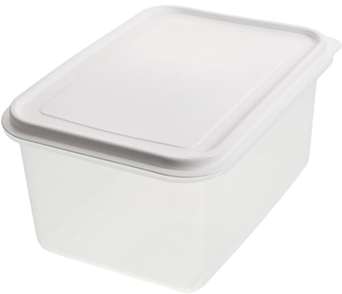 BESPORTBLE Caja para Levar Masa de Pizza Transparente 4l Tapa Hermética de Pp Segura para Fermentación Automática y Almacenamiento Multifuncional en Cocina Doméstica