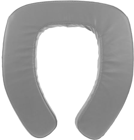 LALADEFIEE Erhöhte Toilettensitzerhöhung aus Weichem Schwamm und Pu mit Waschbarem Design Komfortable Wc Sitzerhöhung für Senioren im Häuslichen Badezimmer