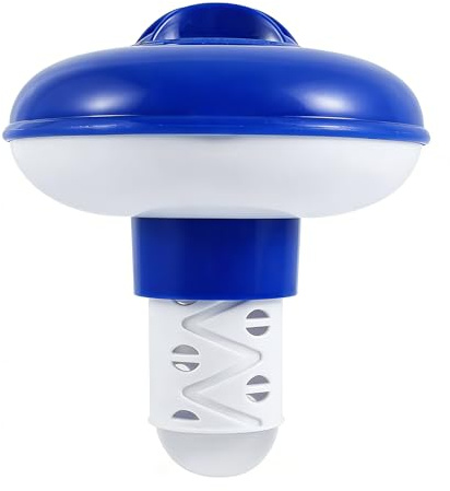 DvBCNMe Dosierschwimmer, 5 Inch Pool Chlor Schwimmer, Pool Dosierschwimmer, Dosierschwimmer Pool für Chlortabletten, Pool Tabletten Schwimmer, Chlordosierer für Pool, Spas, Springbrunnen, Wasserpark