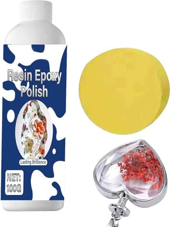 Kit per Lucidatura Resina Epossidica | Rimuove e Ripara con Spugna | Set composto lucidante,per Cucina Bagno Top Cucina Tavolo Artigianato Home