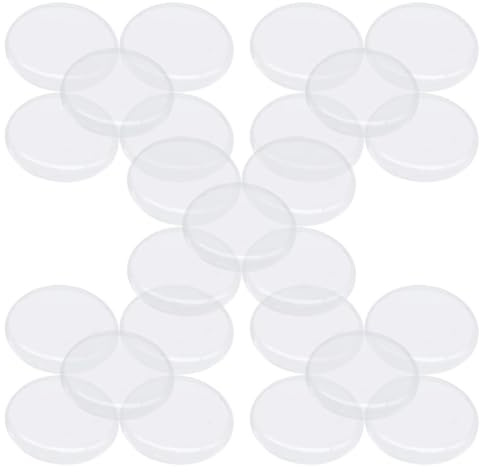 Angoily 25 Tapas Transparentes para Reloj de Acrílico, Cubierta de Esfera Resistente para Reparación y Protección contra Golpes, Adecuado para Relojes de Hombre