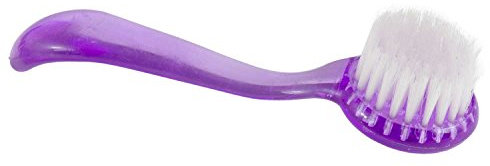 N&BF Cepillo de uñas lila, cepillo suave para lavado de manos (tamaño mediano), cepillo de limpieza con cerdas suaves, cepillo de mano para manicura, pedicura y eliminación de polvo