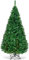RELAX4LIFE Albero di Natale Artificiale, Albero Natalizio Realistico e Classico, Albero Decorativo in PVC di Alta Qualità con Base Resistente, per Salotto e Ufficio (150 cm)