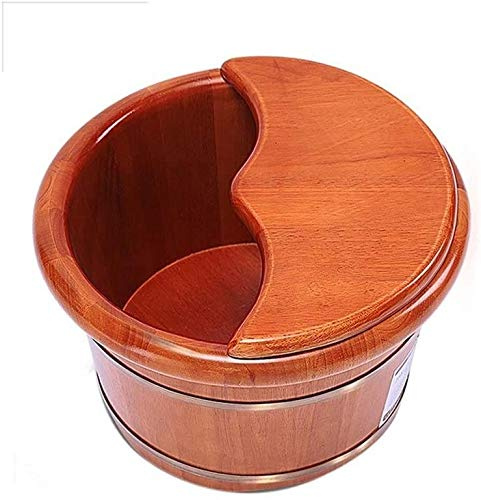 Foot Tub Wooden Foot Basin Household Gift Foot Soaker Tub,Wooden Foot Soak Sauna Foot Tub, Foot Basin Tub Bucket, Massage, Spa, Sauna, Soak,Foot Bath Wooden Bucket Foot Spa Household Wash Basin Househ