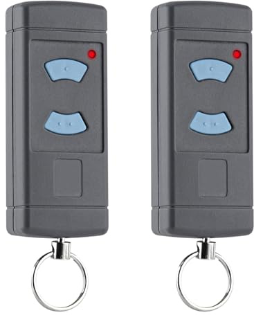Niaazi Télécommande de Porte de Garage pour Hörmann HSE2-868, HSM4-868, HS4-868, Compatible avec Hörmann Blue Buttons 868.3MHz (2)
